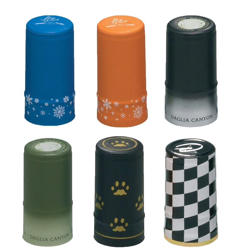 PVC Heat Shrinkable Film Wine Capsule, Capsules of Sparkling Wine